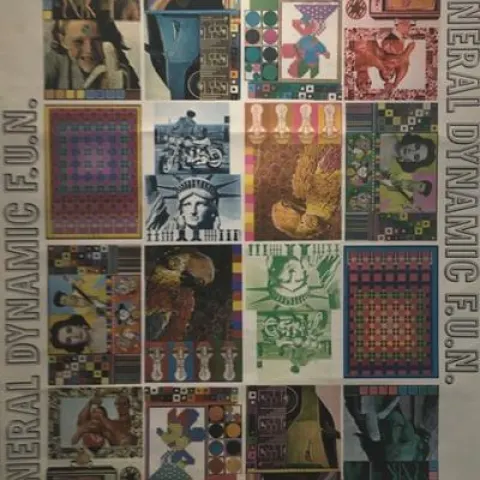 Eduardo Paolozzi(British, 1924-2005)'General Dynamic F.U.N' Lithographic Gallery Print Original 1970