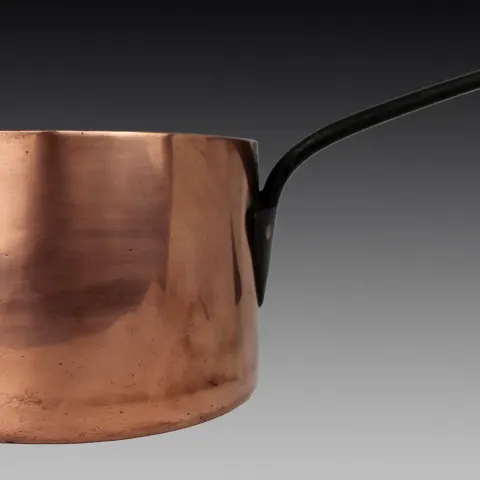 Antique Copper Saucepan