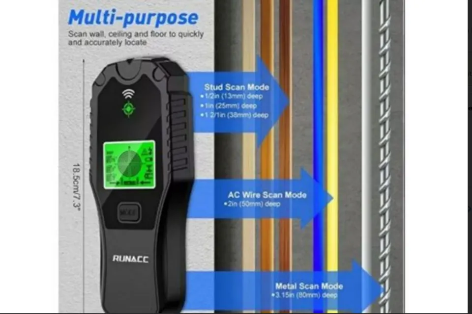 Brand New 6 In 1 Stud Finder Wall Scanner LCD