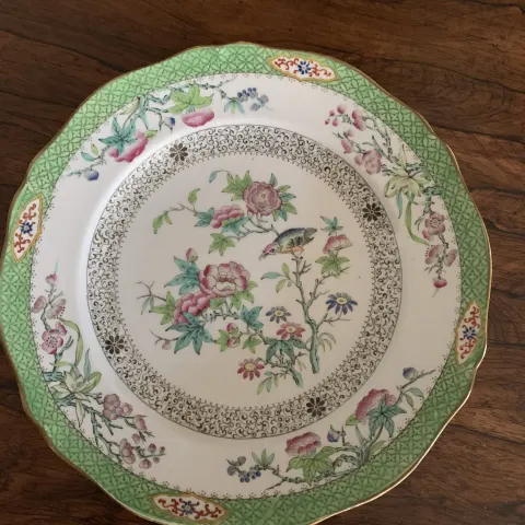 Rare c1836 Felspar Porcelain Fruit/Dessert Plates and Two Serving Compotes