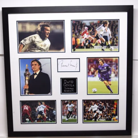 DAVID GINOLA original signed presentation