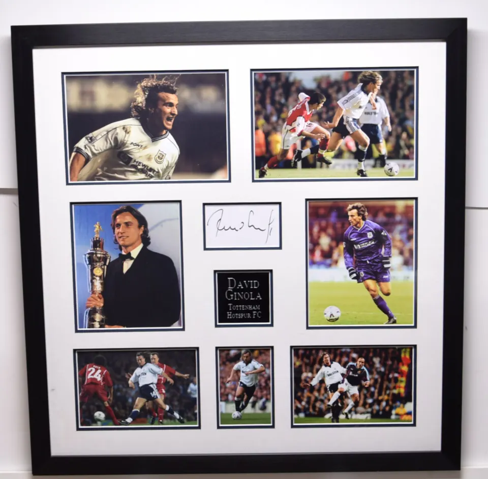 DAVID GINOLA original signed presentation