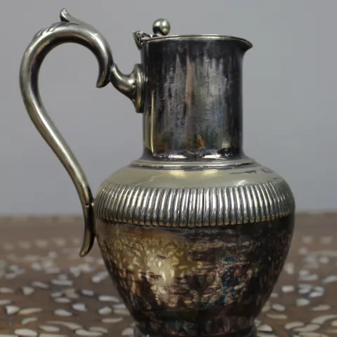 Victorian Silver-Plated Lidded Jug by James Dixon & Sons