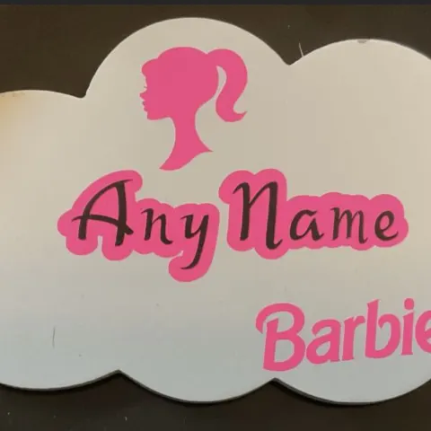 New Barbie Door or Wall Plaque - Choose Your Name.