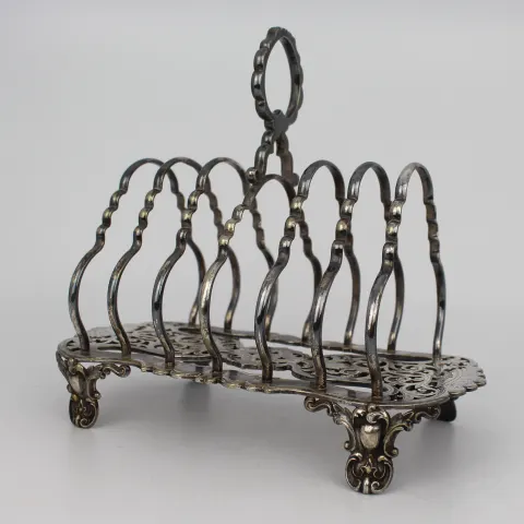 Antique Victorian Elkington Toast Rack