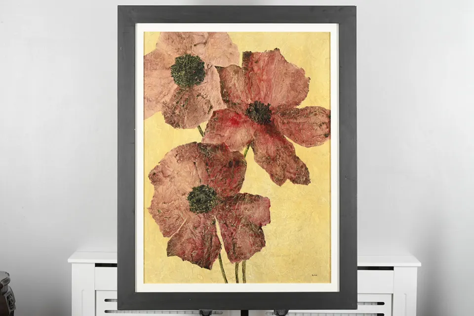 Original Mixed Media Painting by American Artist Robert Holman