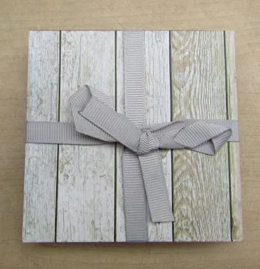 24 x Pack of 4 Wood Effect Coasters