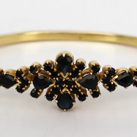 Russian Sapphire 18ct Gold Bracelet