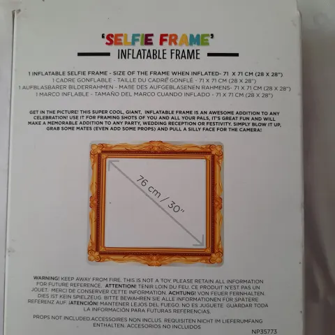 Selfie frames - inflatable x 4