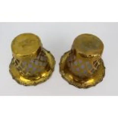 Pair of Antique Brass Dishes