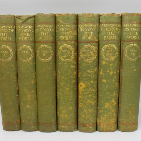 7 Volume Harmsworth History of the World