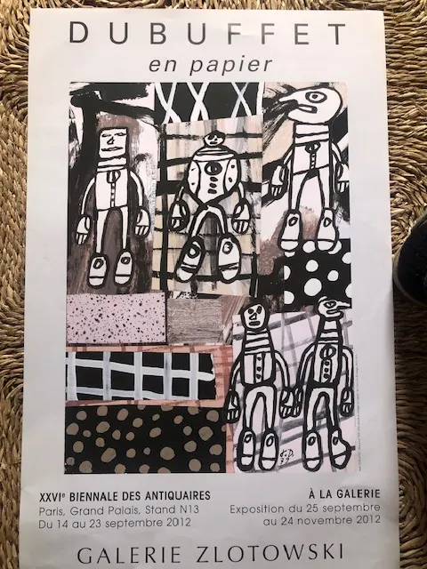 Dubuffet 2012 Exhibition Poster