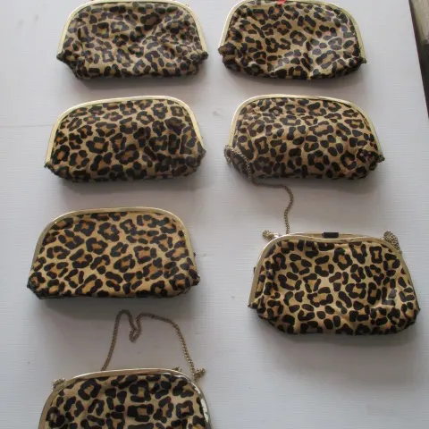 Selection of 7 Dune clutch bags - previous use / damage - rrp £60 each