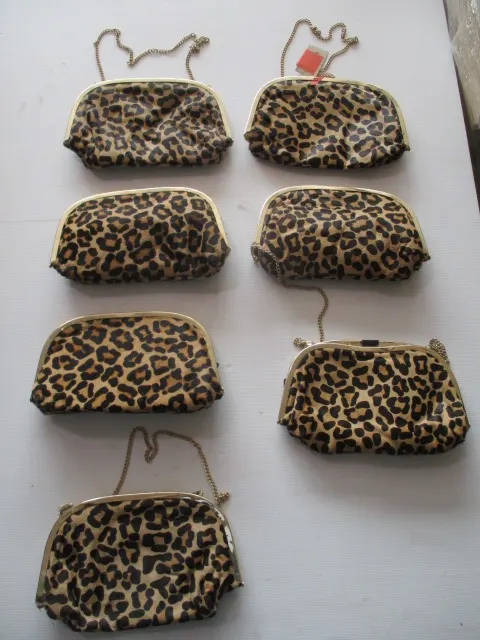Selection of 7 Dune clutch bags - previous use / damage - rrp £60 each