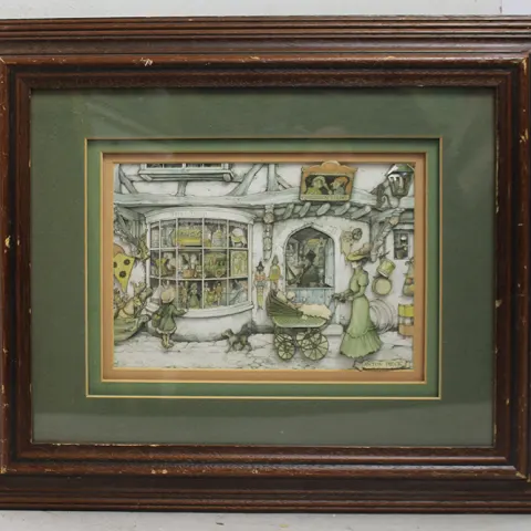 Decoupage Framed