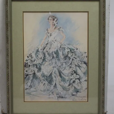 "The Royal Debut" Coalport Print Frame