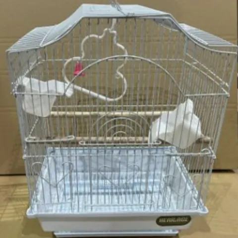 6 x Small Bird Cage In White RRP 44.99