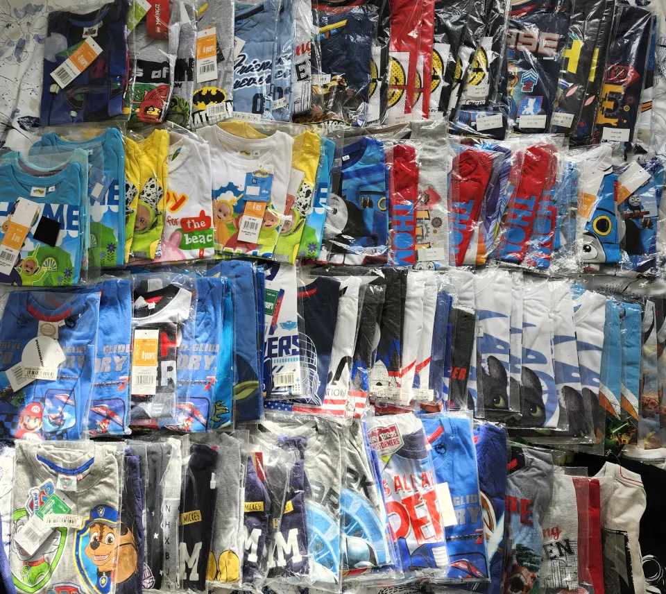 101 Pcs Children's T-Shirts – Mixed Licensed Designs
