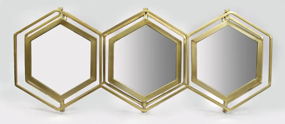 Vintage Triple Wall Mounted Dressing Mirror