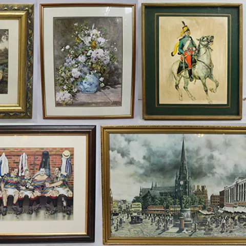 Collection of 6 Framed Prints