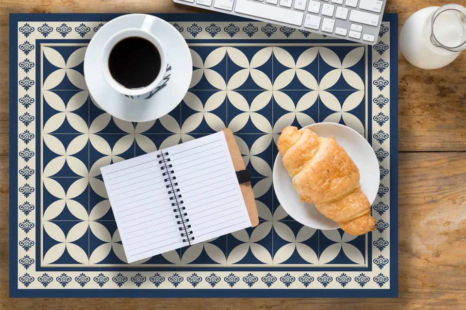 Maroc Vinyl Table Mat 33x45cm (Set of 4) RRP - £44