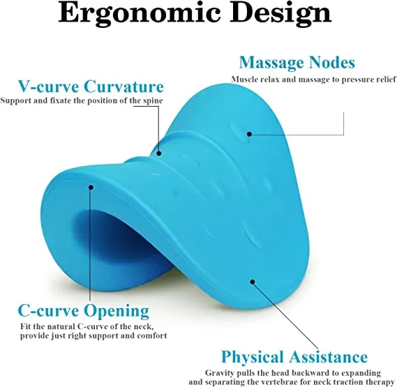 Brand New Cervical Neck Cloud Pain Relief Pillow - Green