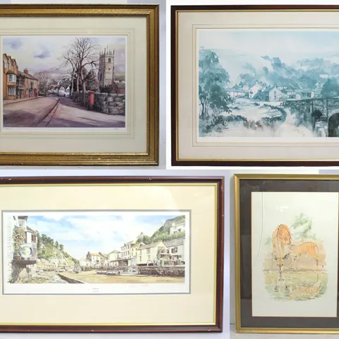 Collection of 4 Limited Edition Framed Prints