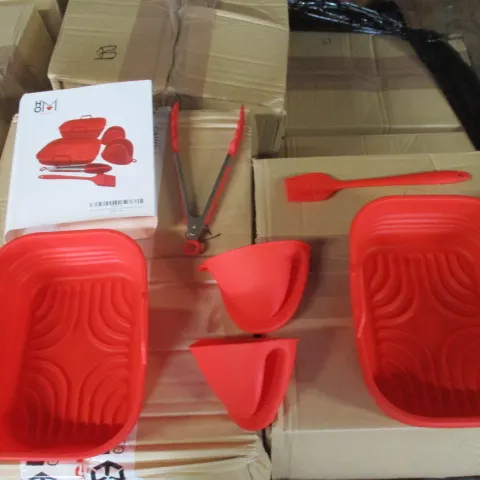 10 Pcs Silicone Oven Bakkeware Set