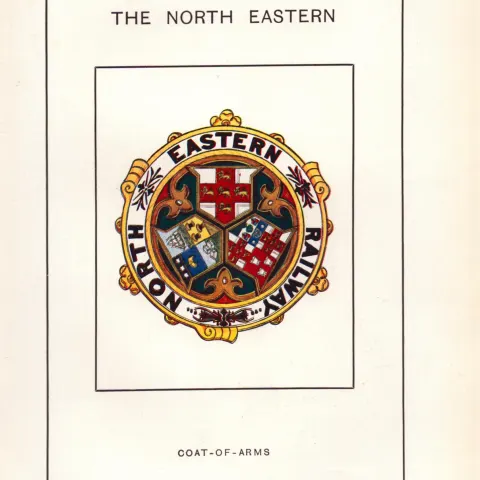 The North Eastern Railway Crest & Coat of Arms Antique Book Plate.