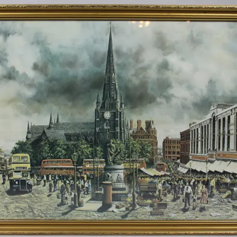 The Bull Ring Birmingham Framed Print