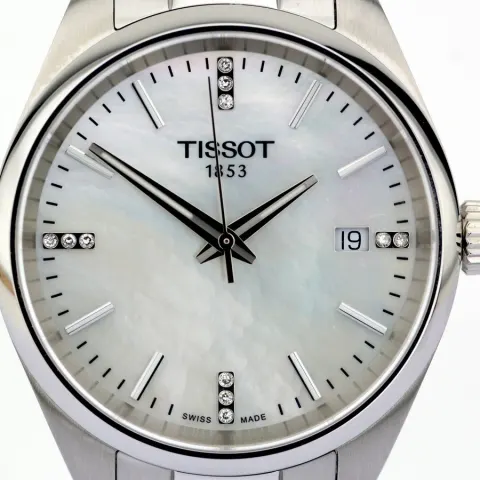 Tissot/PR100 - Diamond and Mother of Pearl Dial - Lady's Steel Wristwatch