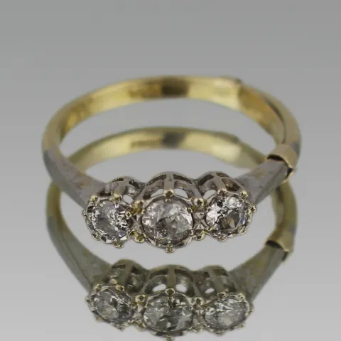 Three Stone Diamond 18ct Ring