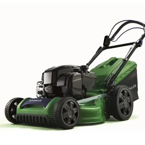 (9/Mez) RRP £379. Powerbase 46cm Self Propelled Lawnmower With Briggs & Stratton 475isi Key Start E