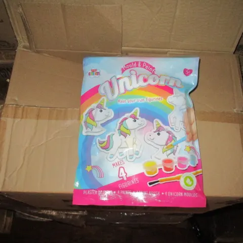 10 Pcs Brand New Unicorn Paint Your Own Mould Set - With Paints and Brush