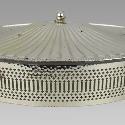 Vintage Silver Plated Lidded Serving Dish