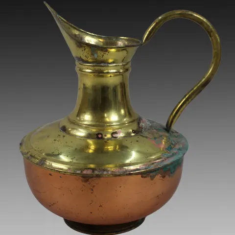 Vintage Copper & Brass Ewer