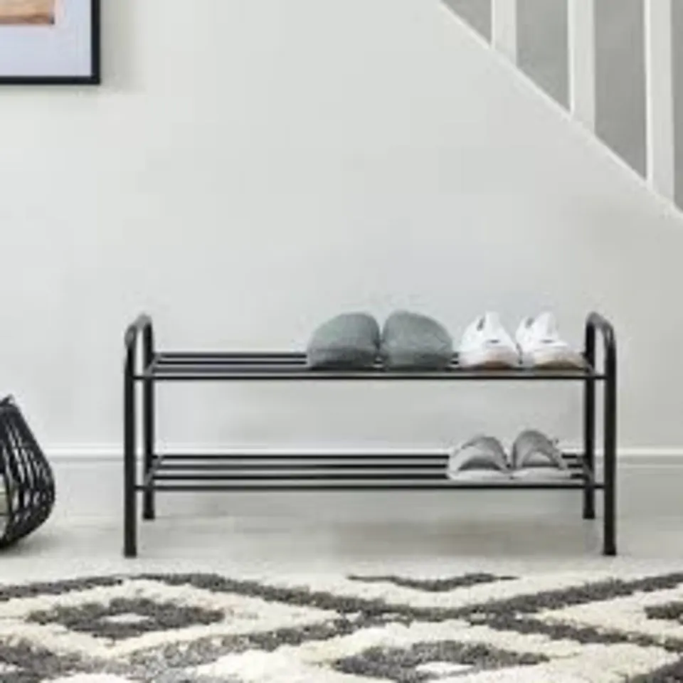 2 Tier Luxury Shoe Rack