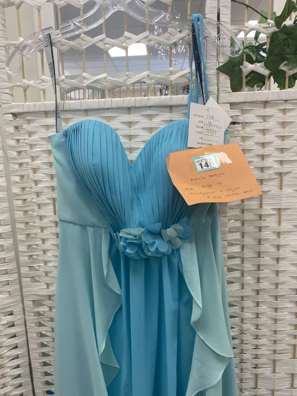 Blue dress