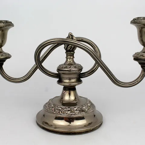 Vintage Silver Plated Candelabra