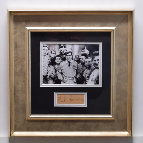 PHIL SILVERS original signed presentation