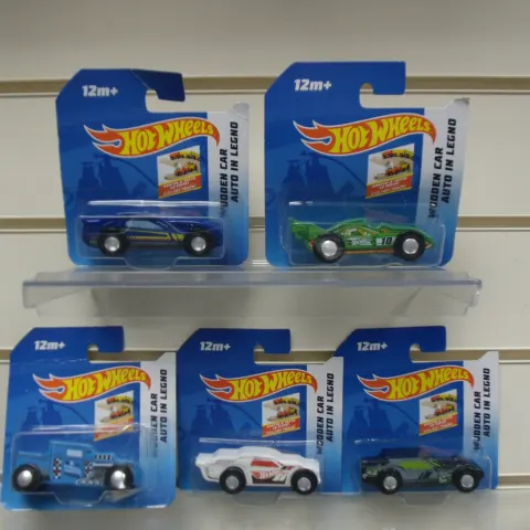 30pcs Brand new sealed Hot Wheels wooden small car - brand new sealed - assorted colours