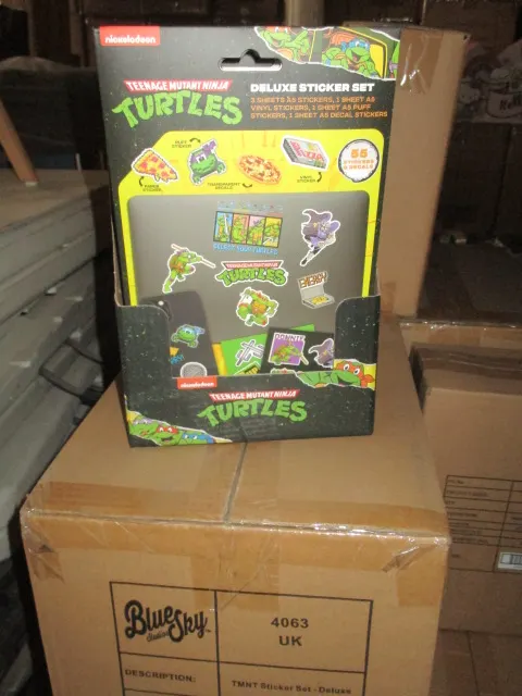 100 Pcs - Teenage Mutant Ninja Turtle Sticker Decal Packs - RRP £4.99/pack