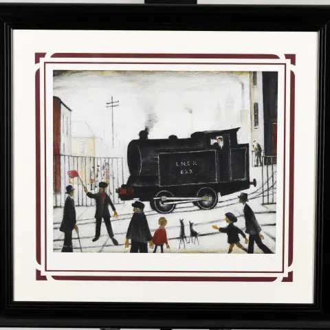 L.S. Lowry Limited Edition "Level Crossing"