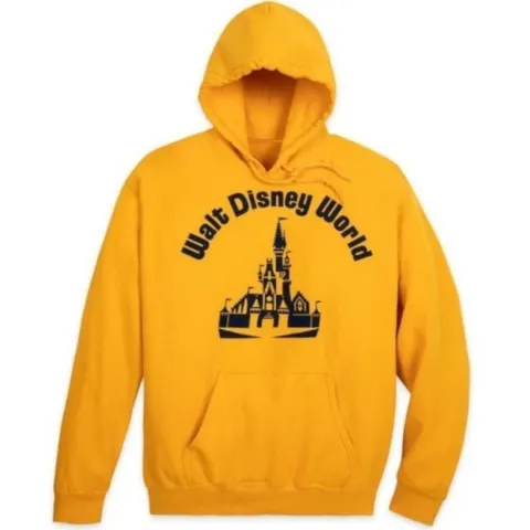 10 x Disney Castle Yellow Hoodies - New - RRP £450.00
