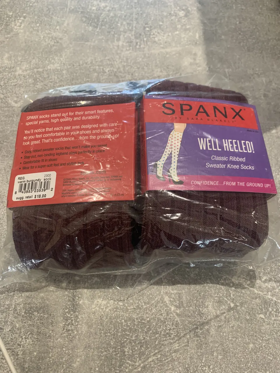 Brand New Spanx Well Heeled Knee High Socks pack of 4