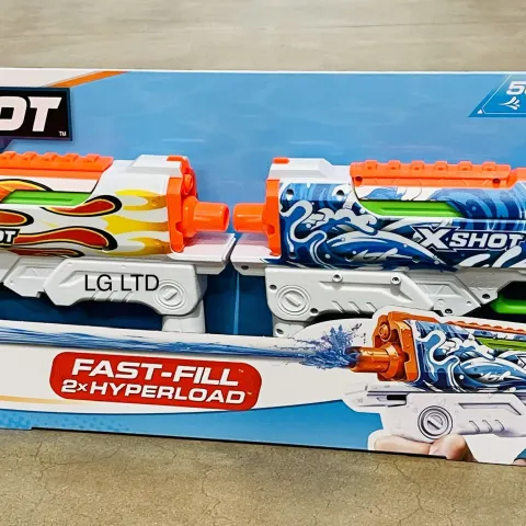 Zuru X Shot Water Fast Fill Skins Hyperload Wave and Inferno 2 Pack