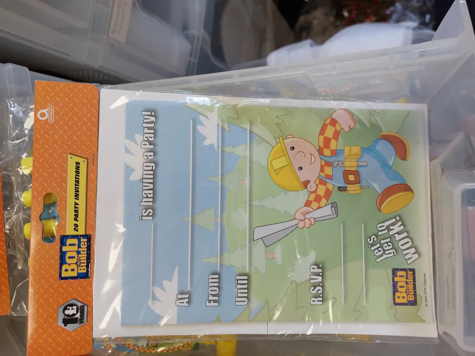 Bob the Builder Party items