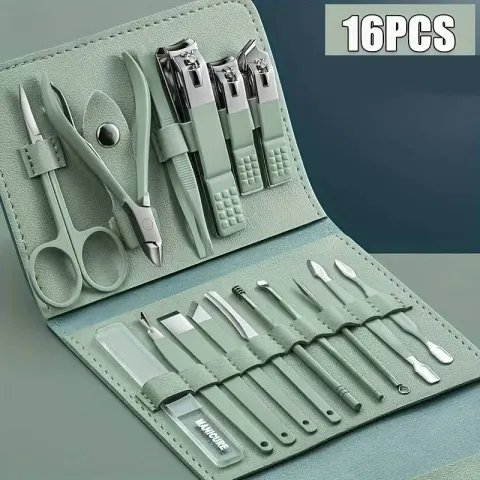 Professional Manicure Pedicure Set, Stainless Steel Nail Clippers, Cuticle Nippers, Grooming Tools