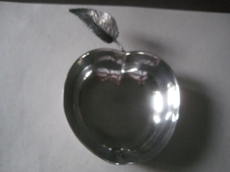 Vintage Silver Plated Apple Shaped Dish