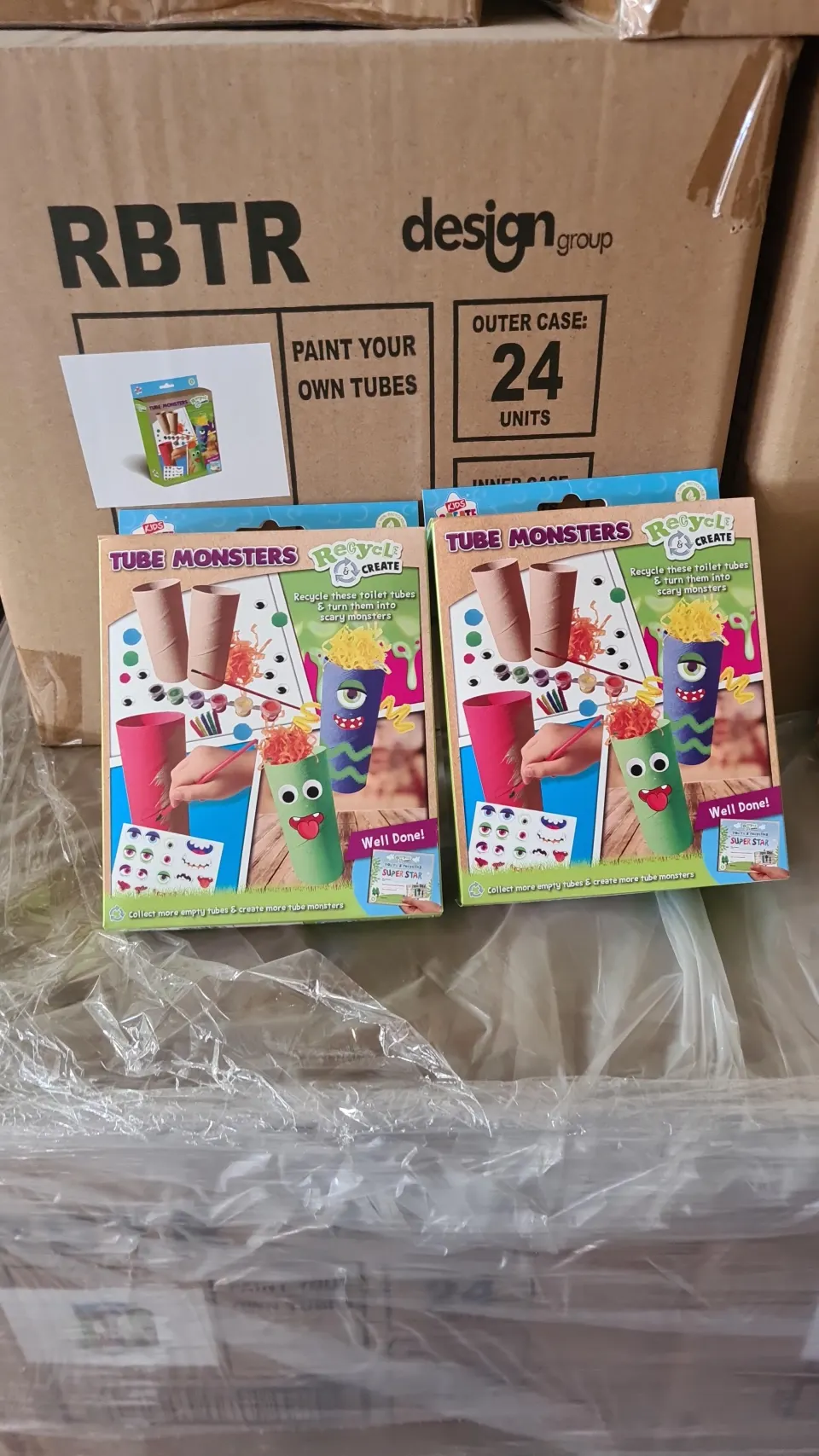 100pcs Brand New Monster Tube Craft Set - Lots of Stuff Inside